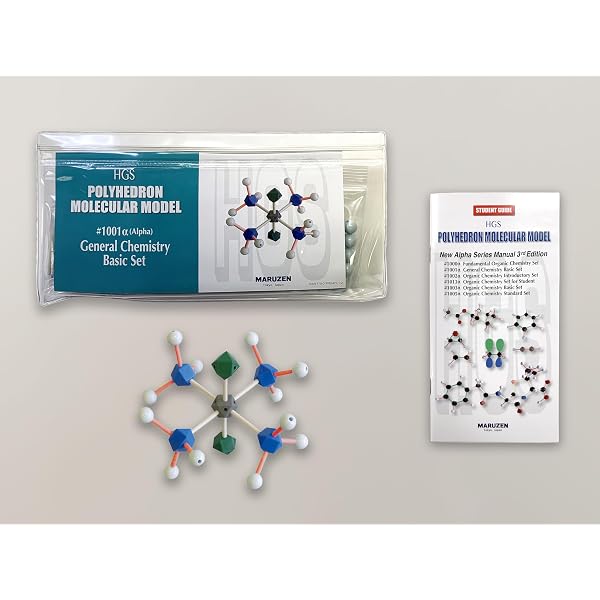 【製造終了】HGS molecular structure model Eセット HGS Polyhedron Molecular Model 1001Alpha General Chemistry Basic